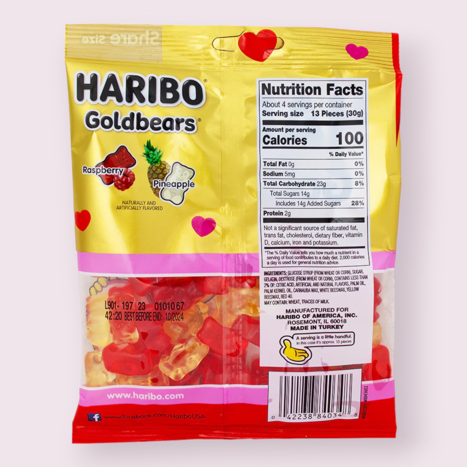 Haribo Goldbears Valentine’s Bag  Pixie Candy Shoppe   