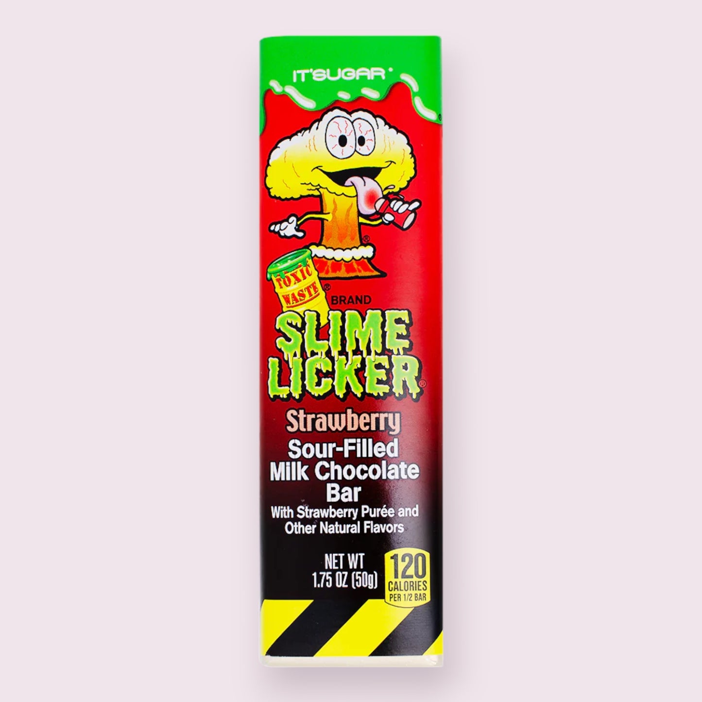 Slime Licker Strawberry Filled Chocolate Bar  Pixie Candy Shoppe   