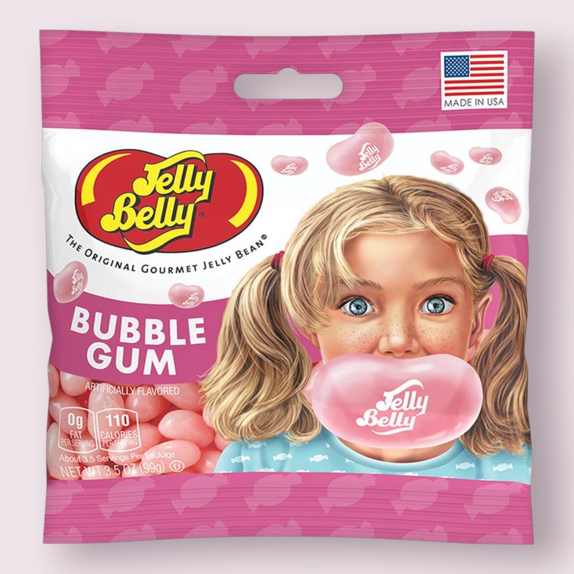 Jelly Belly Bubblegum Jelly Beans Candy Peg Bags Grandpa Joe's Candy Shop