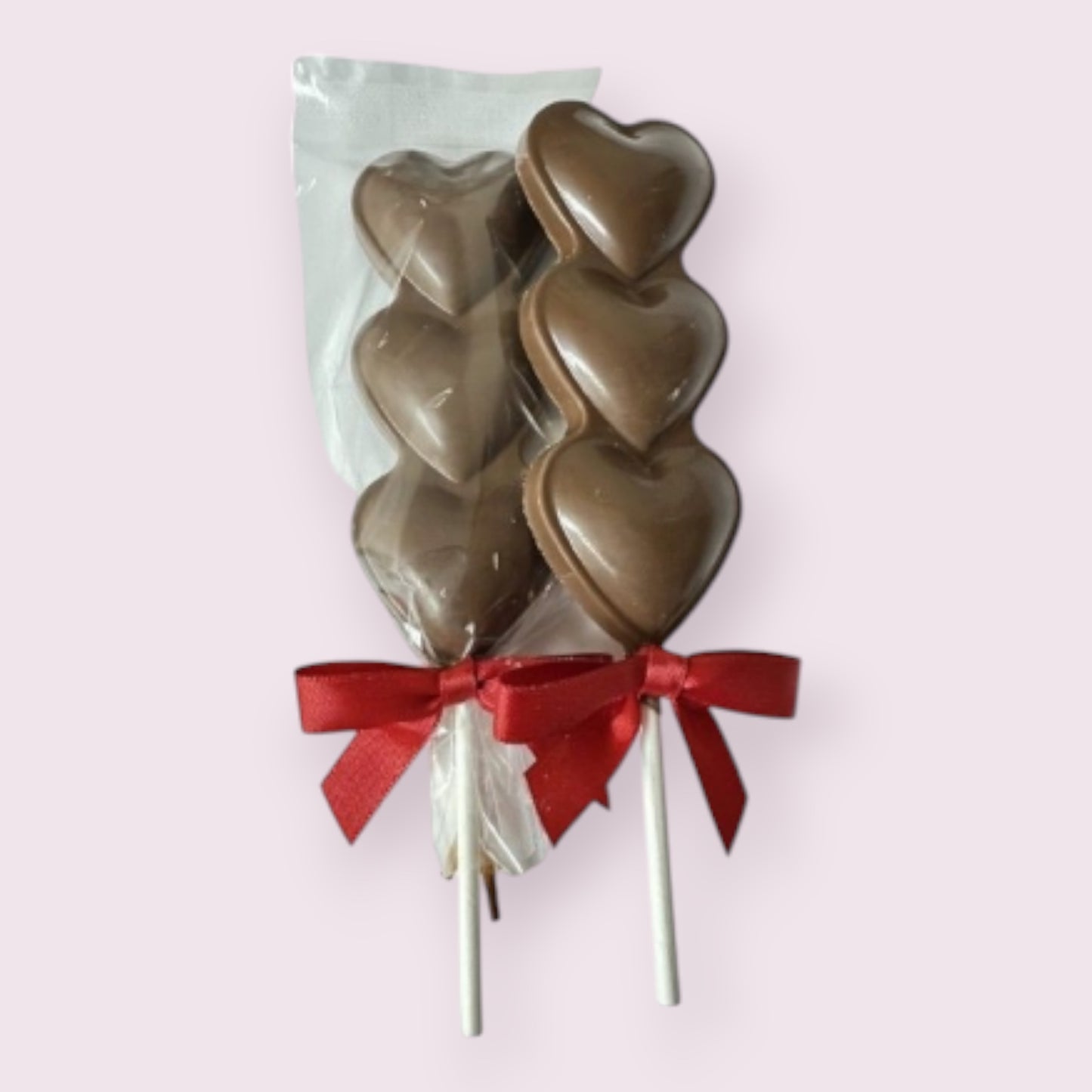 AnDea Chocolate Milk Chocolate Heart Lolipop Pixie Candy Shoppe