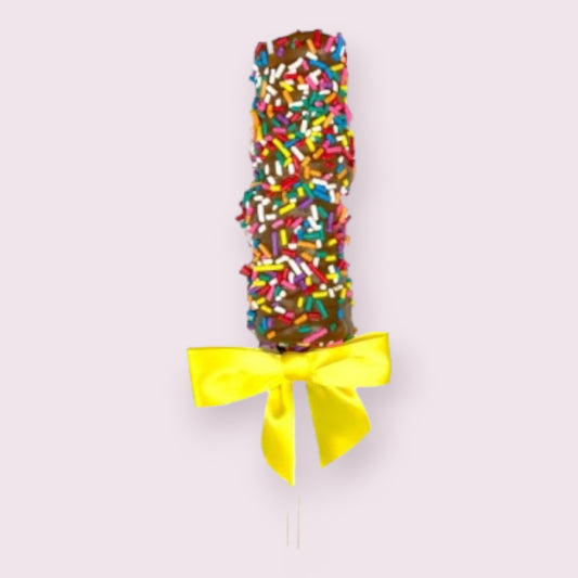 Chocolate Dipped Sprinkle Marshmallow Pop  Pixie Candy Shoppe   