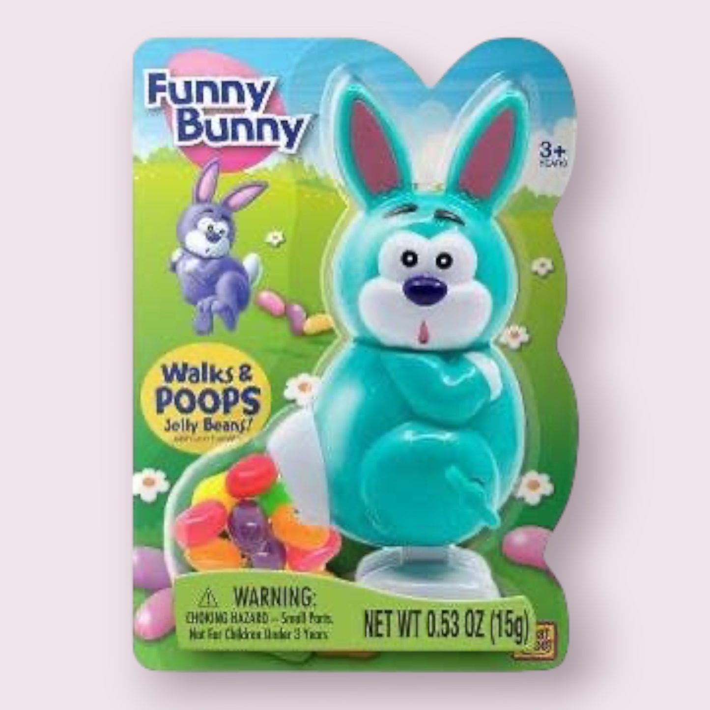 Funny Bunny Windup Walk & Poop Jelly Bean Dispenser