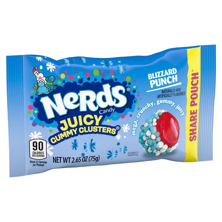 Nerds Blizzard Punch Gummy Clusters Long Island Candy Factory