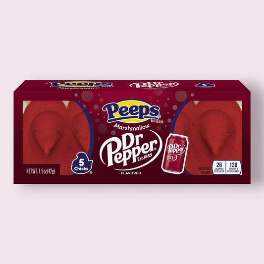 PEEPS Dr Pepper Flavored Marshmallow Chicks Grandpa Joe's Candy Shop