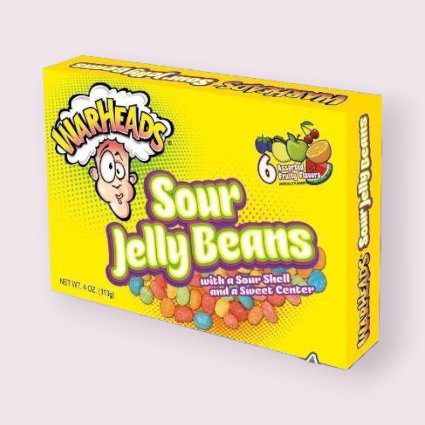 Warheads Sour Jellybeans Theatre Box  Pixie Candy Shoppe   