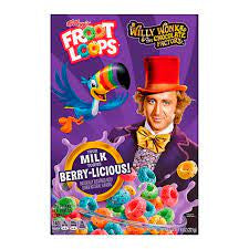 Froot Loops Willy Wonka Berry-licious Cereal