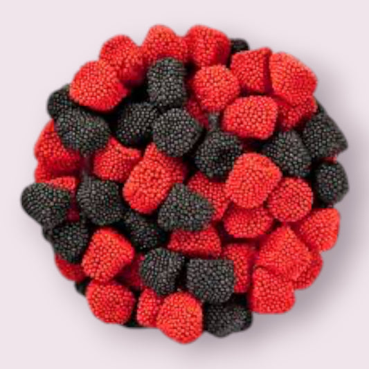 Raspberries Blackberry Chews Gummies Pixie Candy Shoppe