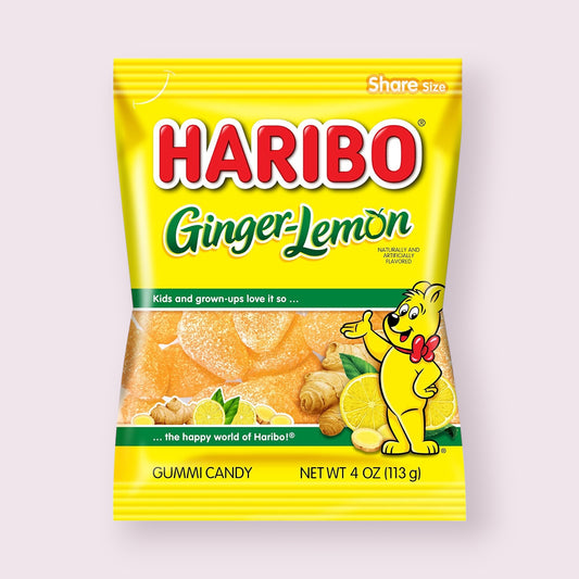 Haribo Ginger Lemon Bag  Pixie Candy Shoppe   