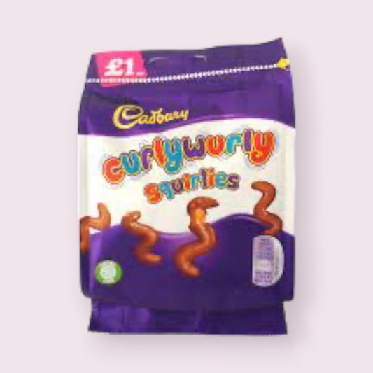 Cadbury Curlywurly Squirlies Bag British Pixie Candy Shoppe   