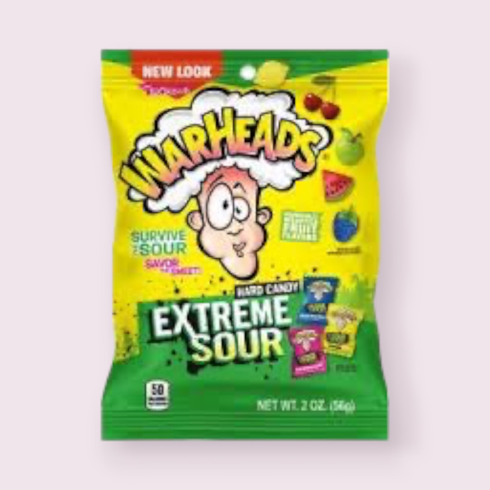 Warheads Extreme Sour Hard Candy Bag Sours Pixie Candy Shoppe   