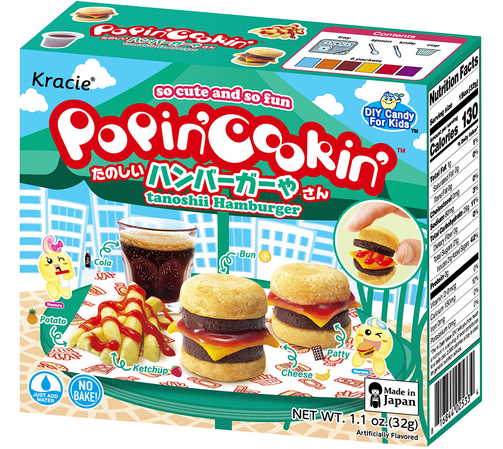 Popin’ Cookin’ Tanoshii Hamburger  Pixie Candy Shoppe   