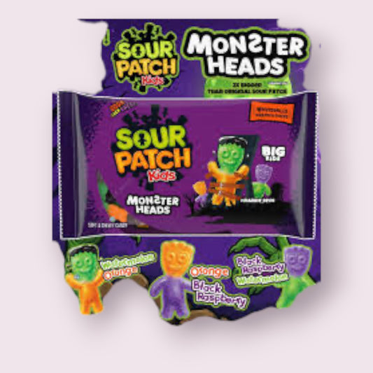 Sour Patch Kids Monster Heads 10oz Bag Pixie Candy Shoppe