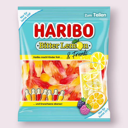 Haribo Bitter Lemon and Friends Bag Pixie Candy Shoppe