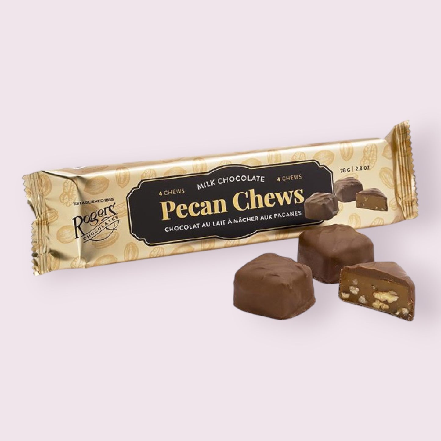 Roger’s Milk Chocolate Pecan Chews  Pixie Candy Shoppe   