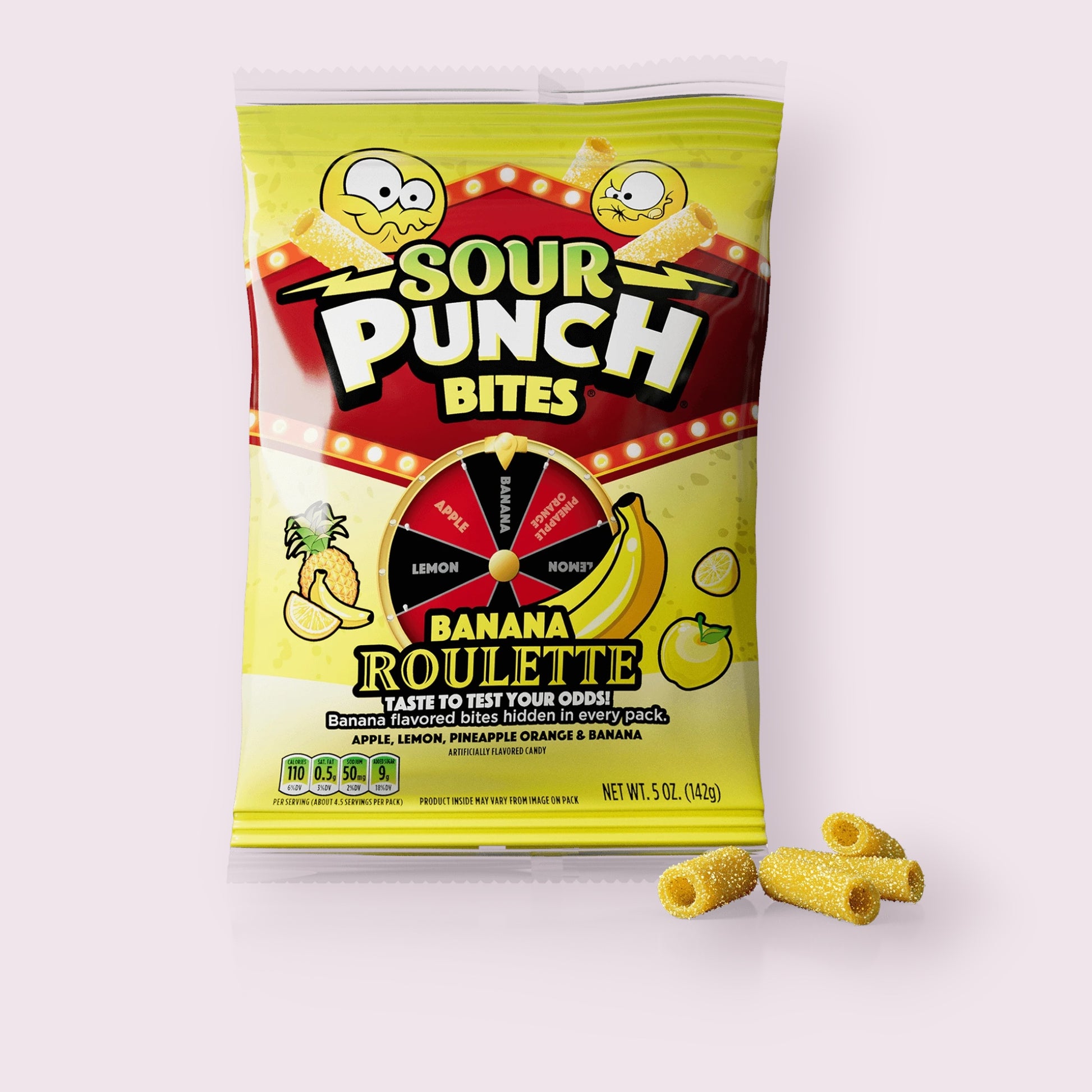 Sour Punch Bites Banana Roulette bag Pixie Candy Shoppe