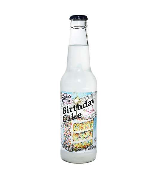 Melba's Fixin's Birthday Cake Soda Bottle Pop Pixie Candy Shoppe   