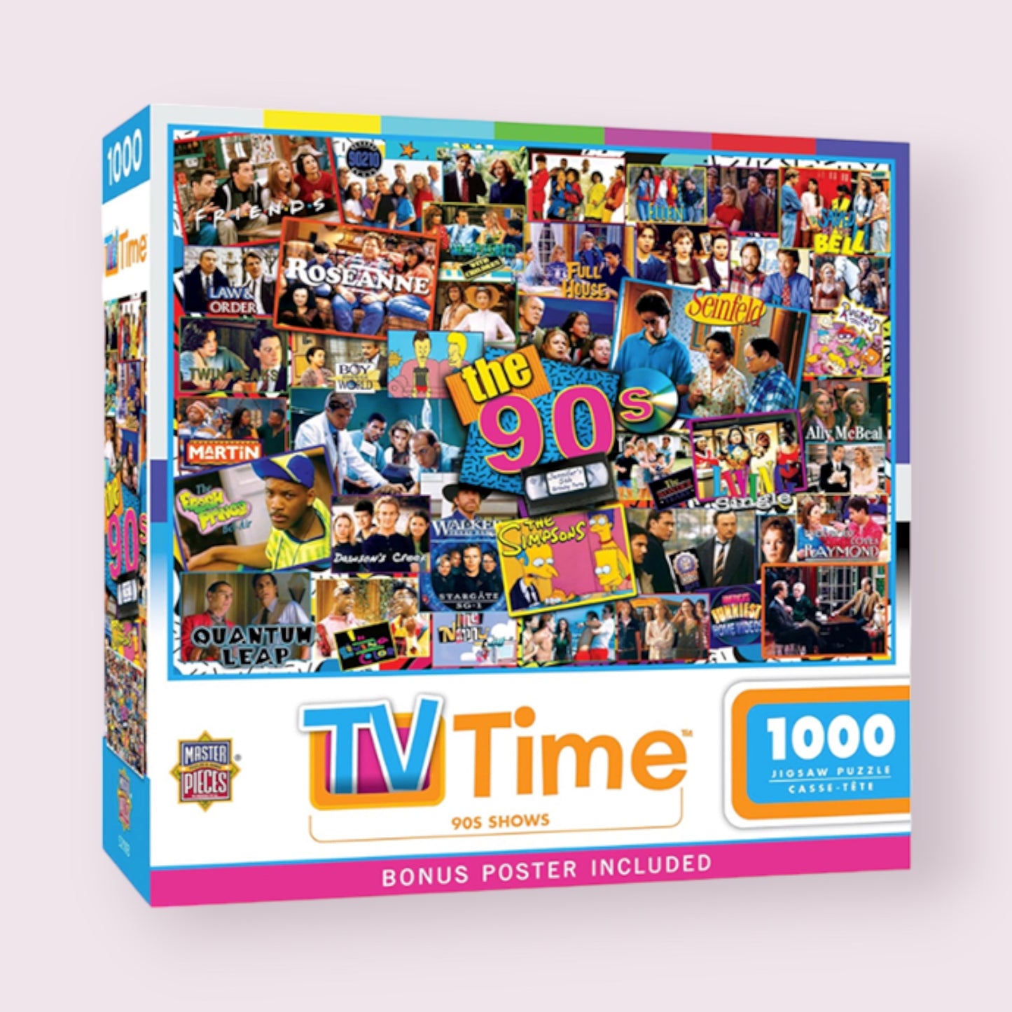 TV Time The 90s 1000 pc. Puzzle  Pixie Candy Shoppe   