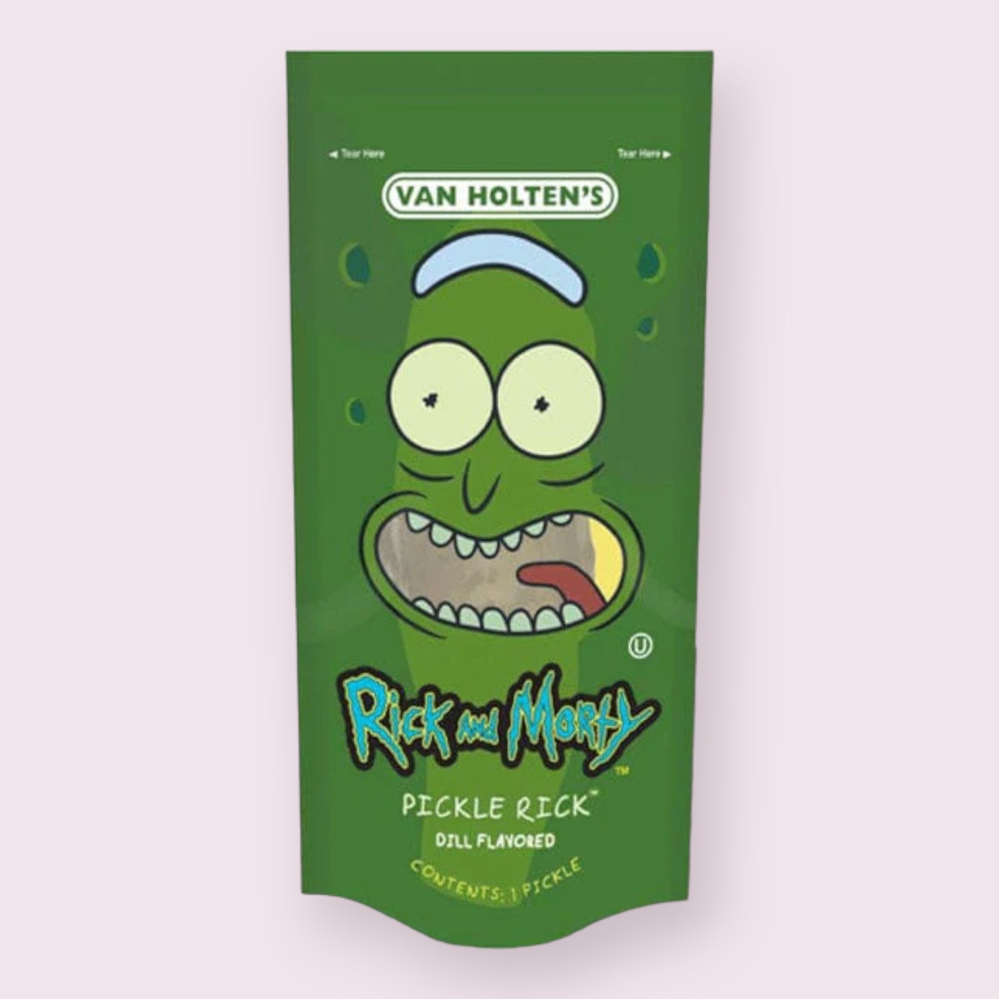 Van Holtens Pickle Rick Dill Pickle In A Pouch  Pixie Candy Shoppe   