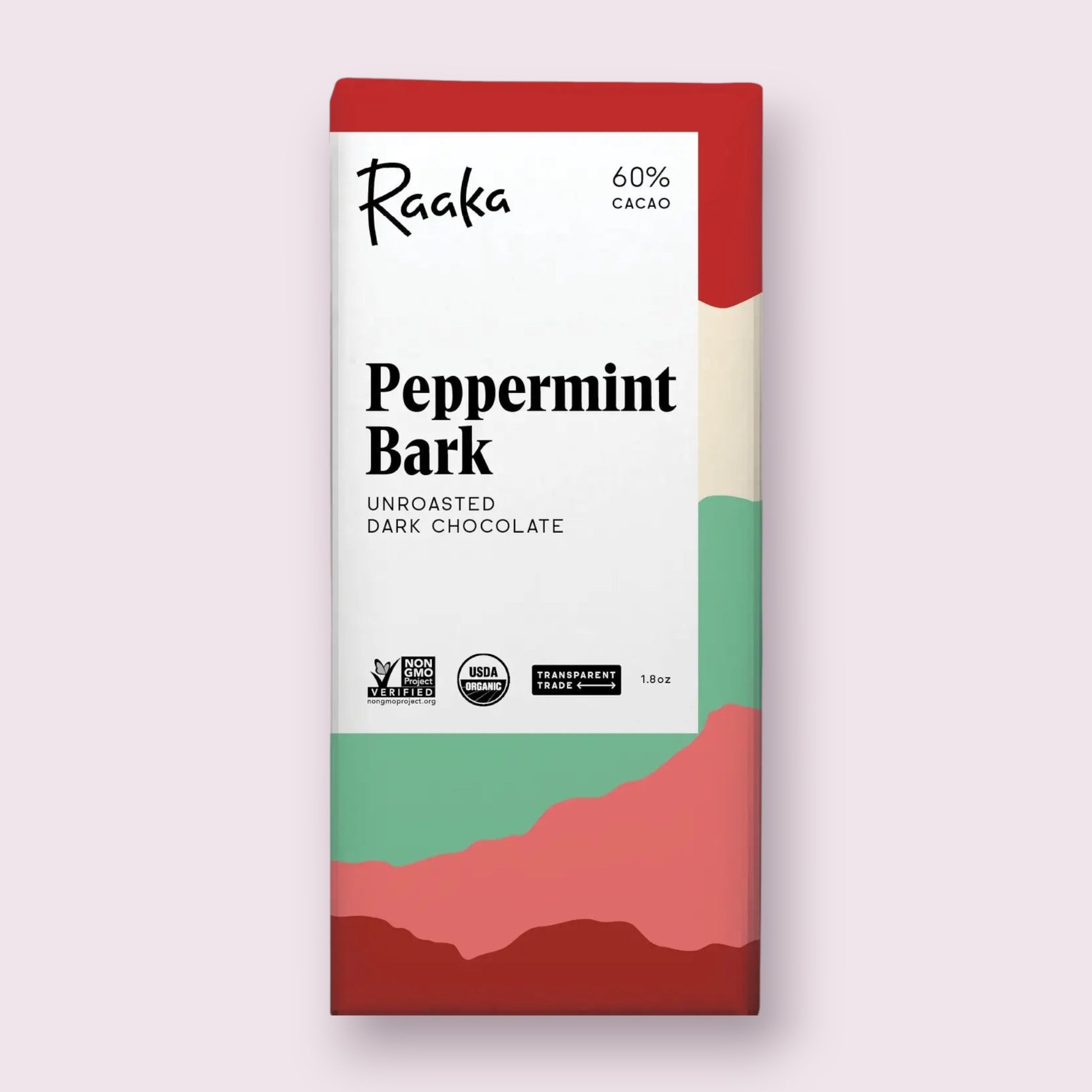 Raaka Peppermint Bark Bar Vegan Pixie Candy Shoppe