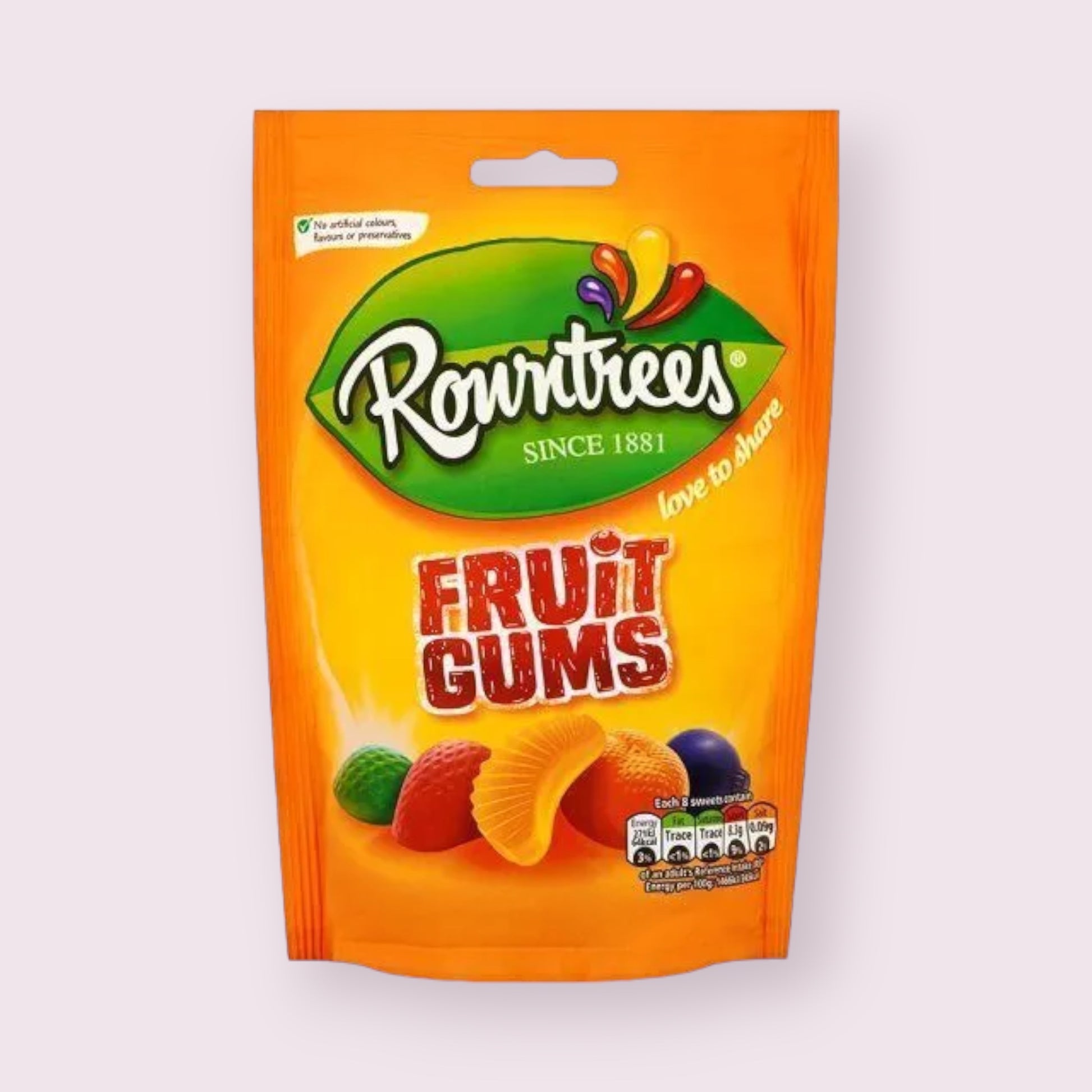 Rowntree’s Fruit Gums Bag  Pixie Candy Shoppe   