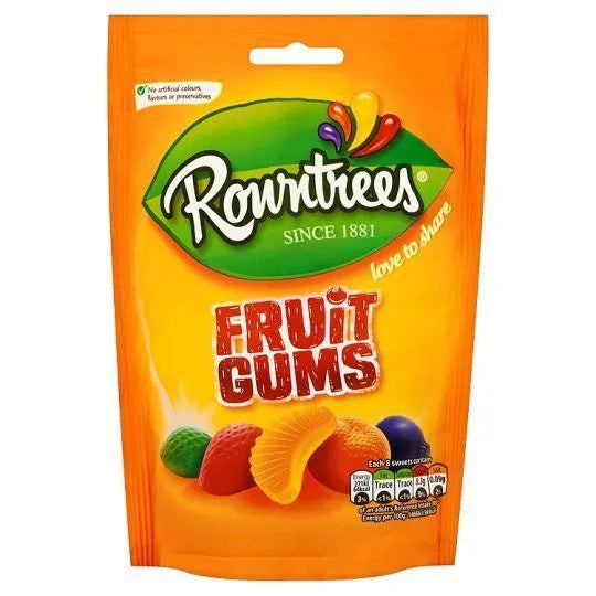 Rowntree’s Fruit Gums Bag  Pixie Candy Shoppe   