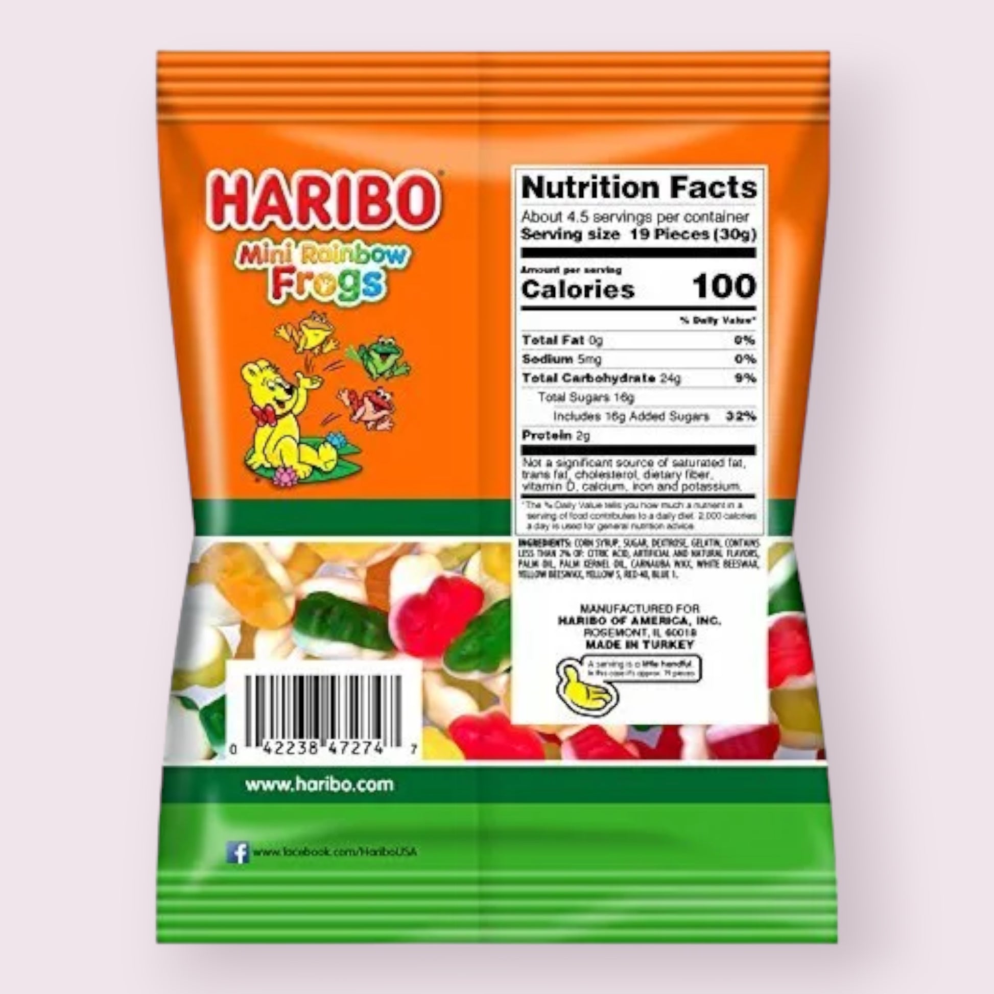 Haribo Mini Rainbow Frogs Bag  Pixie Candy Shoppe   