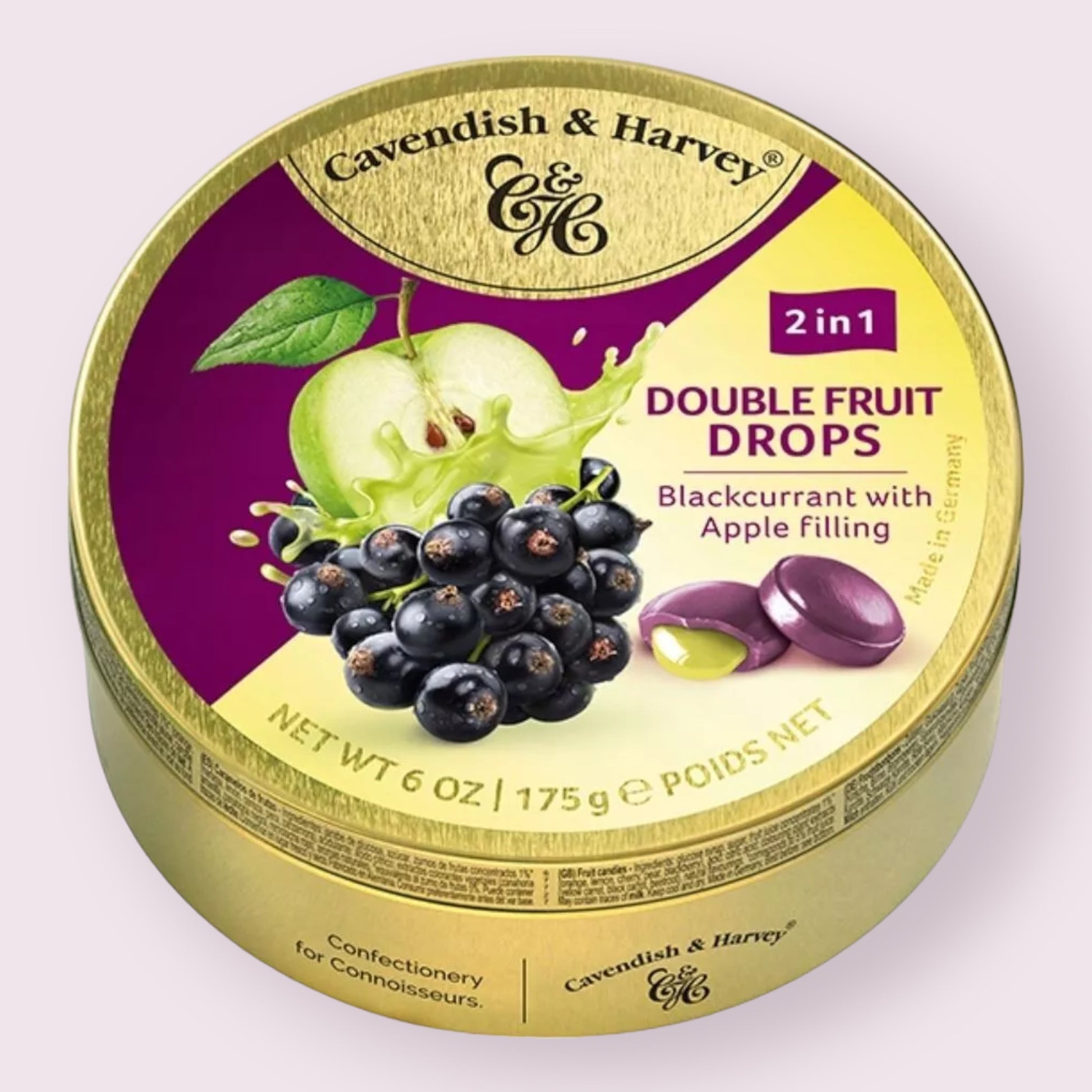 C&H Apple and Black Currant Hard Candy Tins  Pixie Candy Shoppe   