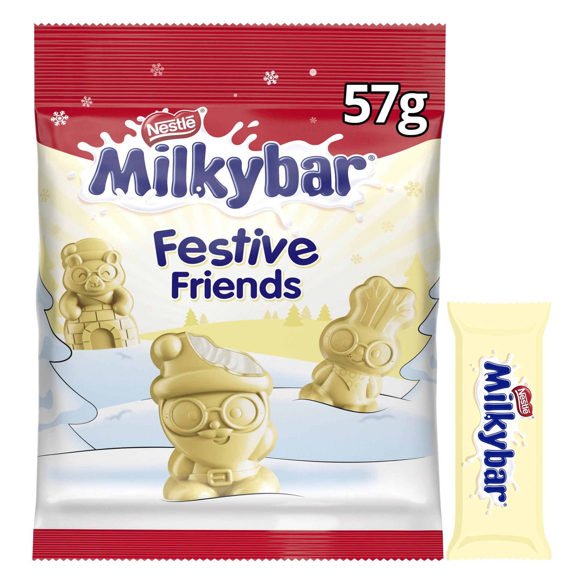 Nestle Milkybar Festive Friends Bag Chocolate Pixie Candy Shoppe   