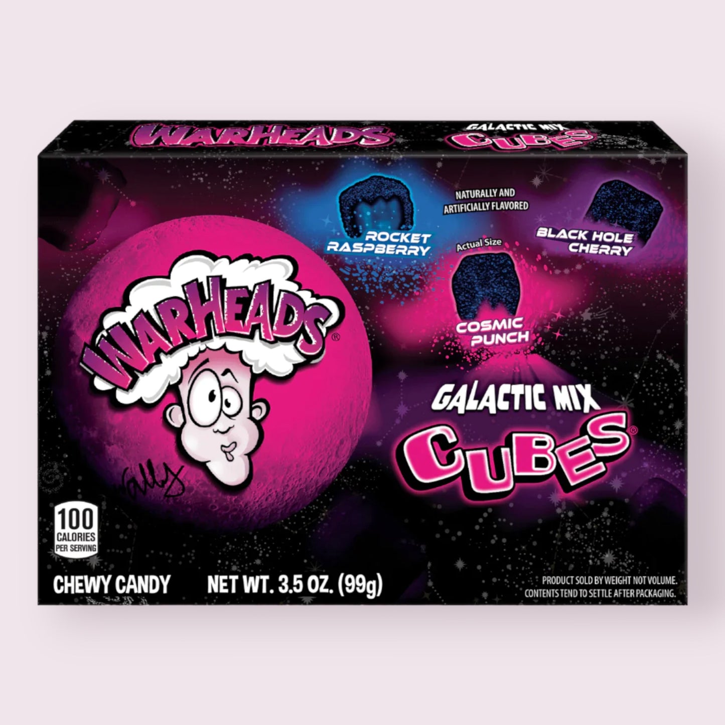 Warheads Galactic Cubes Theatre Box  Pixie Candy Shoppe   