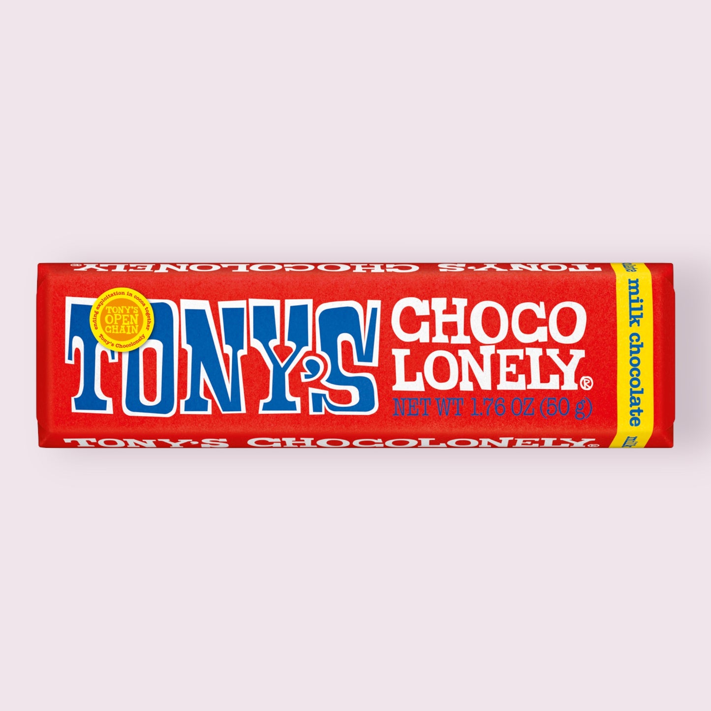 Tony’s Chocolonely Small Milk Chocolate Bar  Pixie Candy Shoppe   