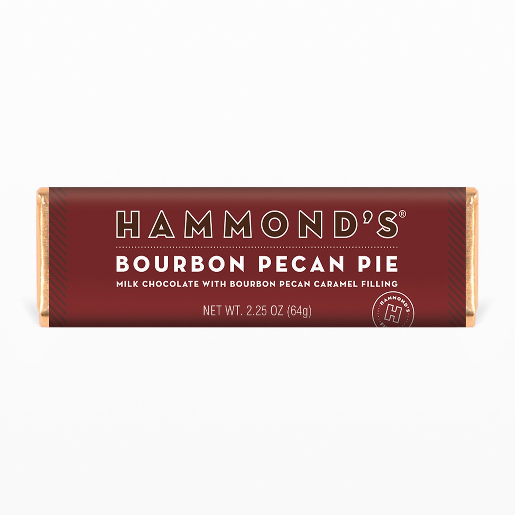 Hammond’s Chocolate Bars Chocolate Pixie Candy Shoppe Milk Chocolate Bourbon Pecan Pie  