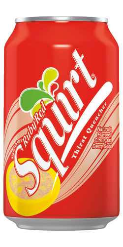 Squirt Ruby Red Grapefruit Soda (Can)