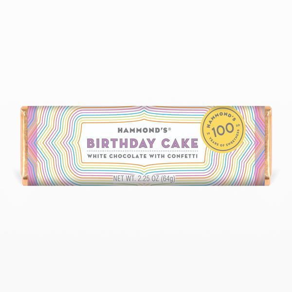 Hammond’s Chocolate Bars Chocolate Pixie Candy Shoppe White Chocolate Birthday Cake  