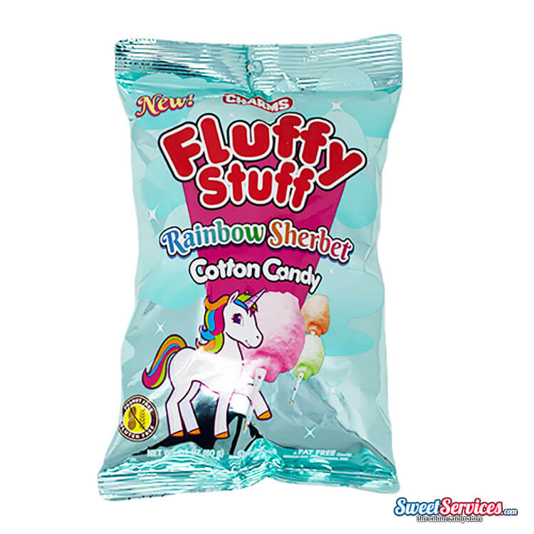 Charms Cotton Candy Bags Essentials Pixie Candy Shoppe Rainbow Sherbet  