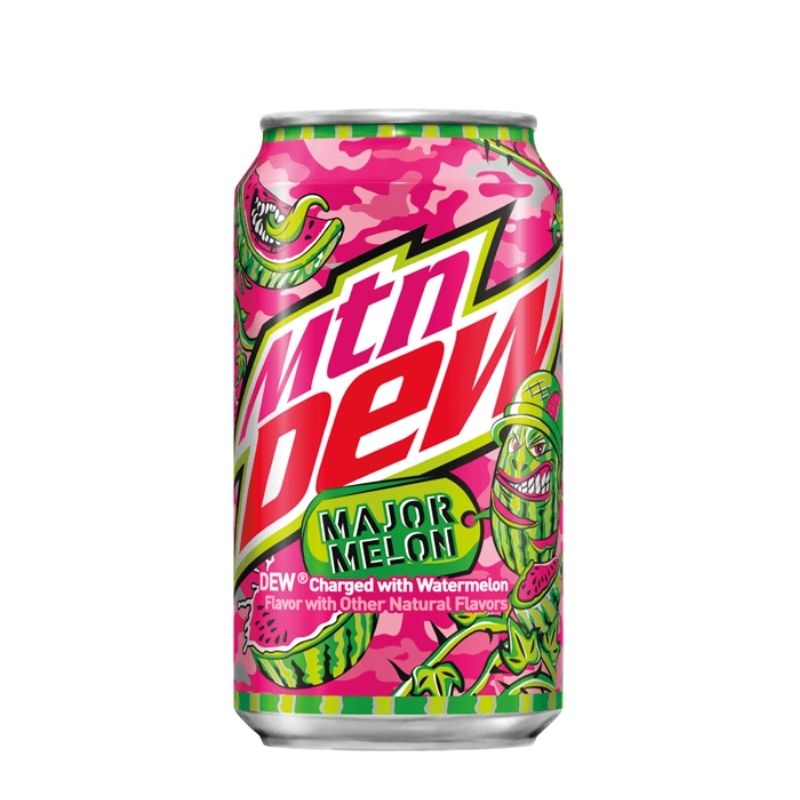 Mountain Dew Cans Pop Pixie Candy Shoppe Major Melon  
