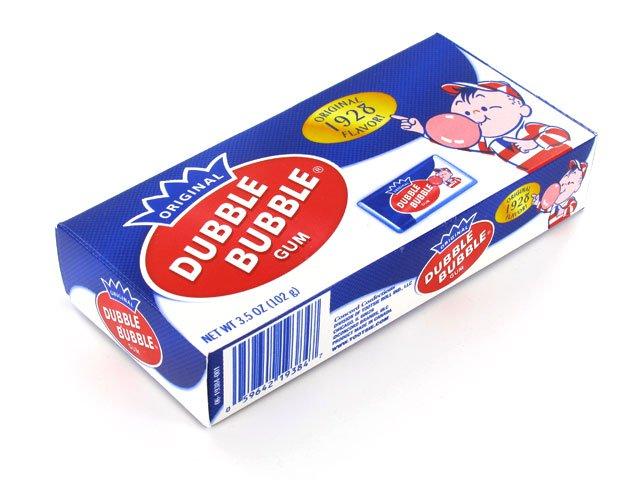 Dubble Bubble Gum Box Essentials Pixie Candy Shop Theatre size  
