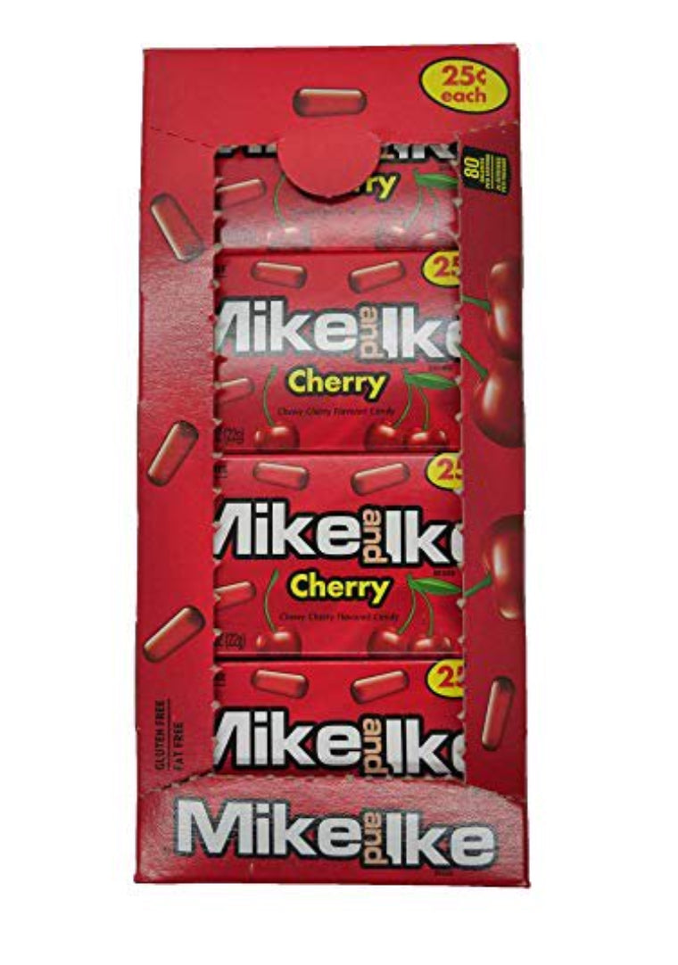 Mike & Ike Mini Boxes Essentials Pixie Candy Shoppe Cherry  