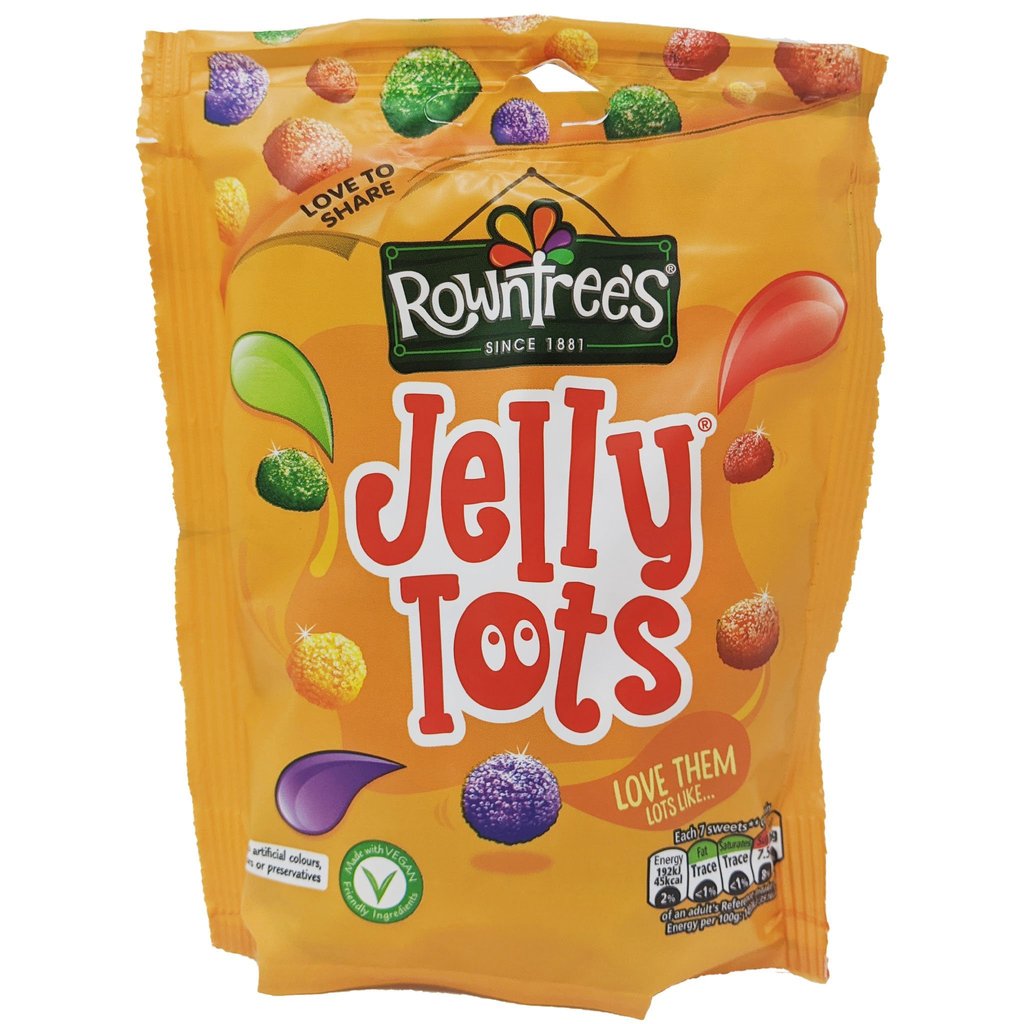Rowntree's Jelly Tots Bag  Pixie Candy Shoppe   