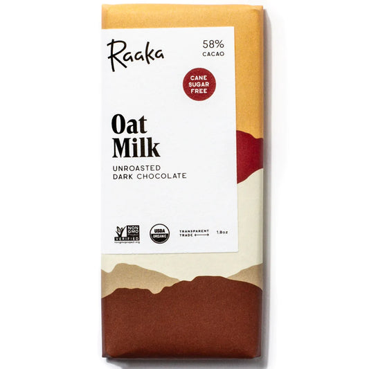 Raaka Oat Milk Dark Chocolate Bar  Pixie Candy Shoppe   