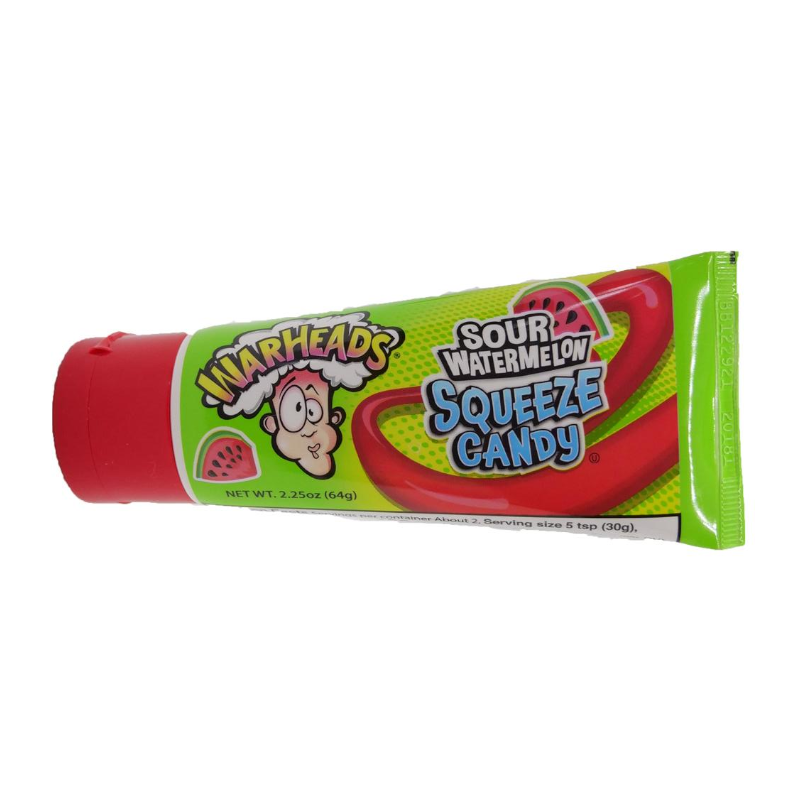 Warheads Squeeze Candy Sour Watermelon Sours Pixie Candy Shoppe   