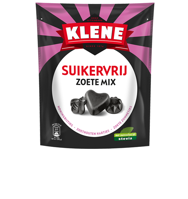 Klene Sugar Free Sweet (ZOETE)  Licorice Mix  Pixie Candy Shoppe   