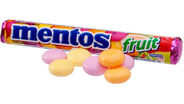 Mentos Rolls Essentials Pixie Candy Shoppe Fruit  