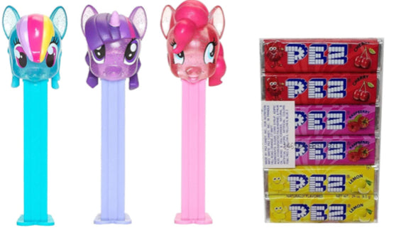 Pez My Little Pony Glitter Series  Pixie Candy Shoppe   