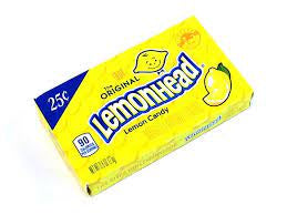 Mini Lemon Head Boxes  Pixie Candy Shoppe Lemon Head  