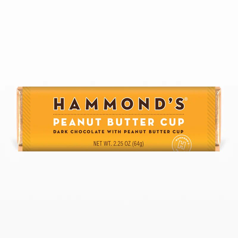 Hammond’s Chocolate Bars Chocolate Pixie Candy Shoppe Peanut butter cup  