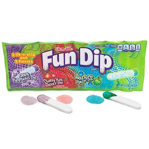 Wonka Fun Dip Pouch Retro Pixie Candy Shoppe Large Regular  