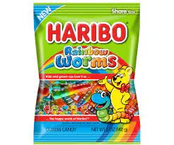 Haribo Rainbow Worms Bag  Pixie Candy Shoppe   
