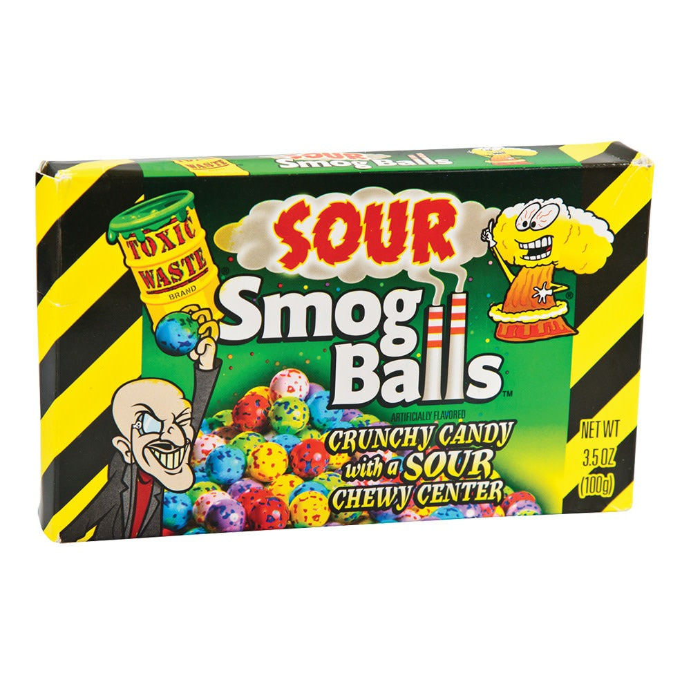 Toxic Waste Sour Smog Balls Sours Pixie Candy Shoppe Theatre Box  