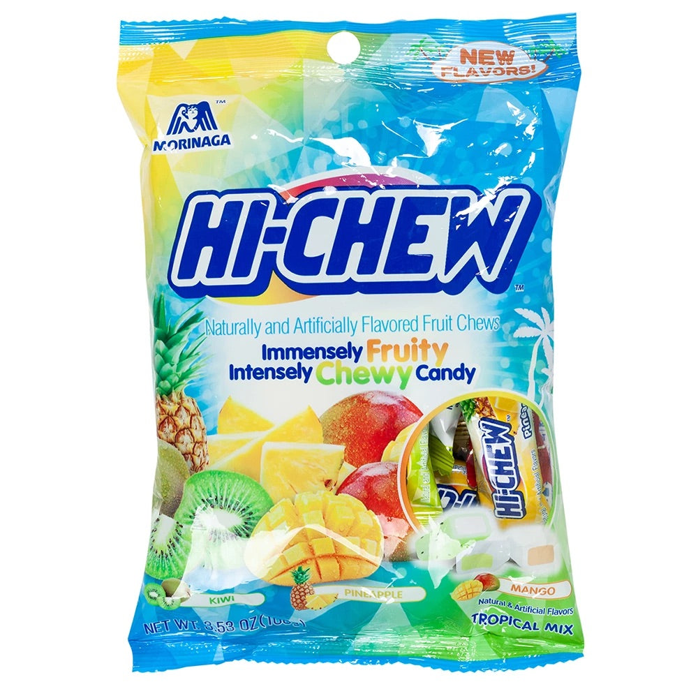 Hi Chew Bags Assorted Bags Essentials Pixie Candy Shoppe Tropical  