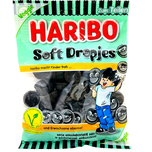Haribo Soft Dropjes Bag  Pixie Candy Shoppe   